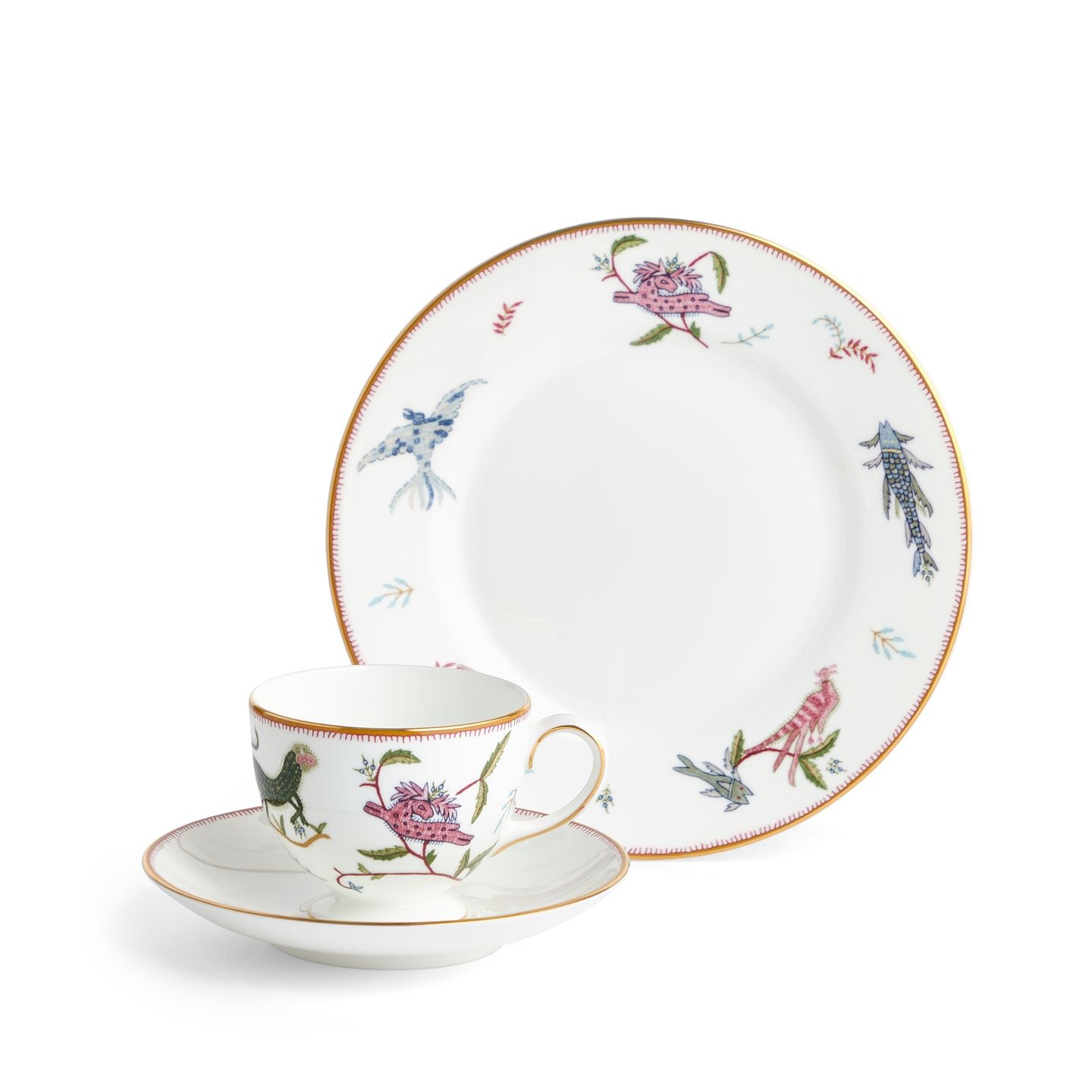 Wedgwood Mythical Creatures Espresso Cup & Saucer Set