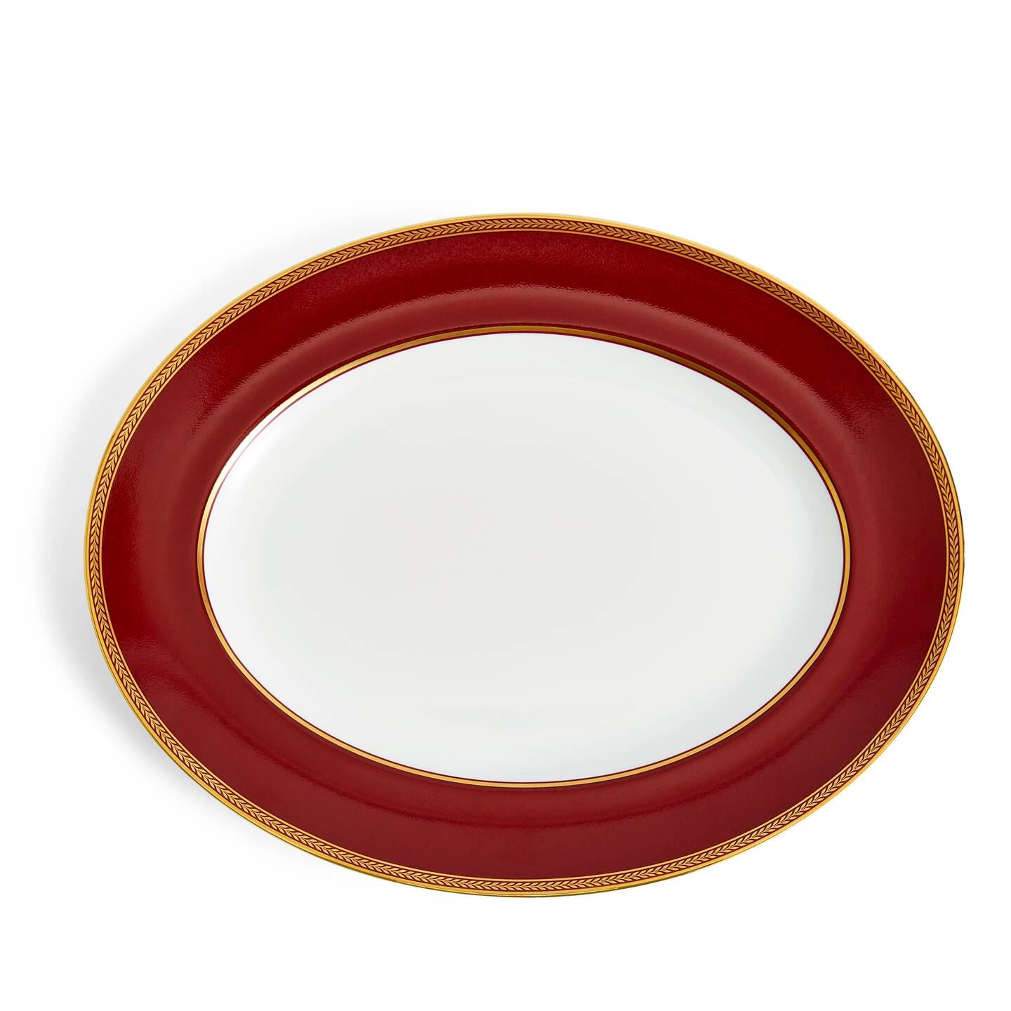 英国製　Wedgwood【MEDICI】Oval Serving Platter