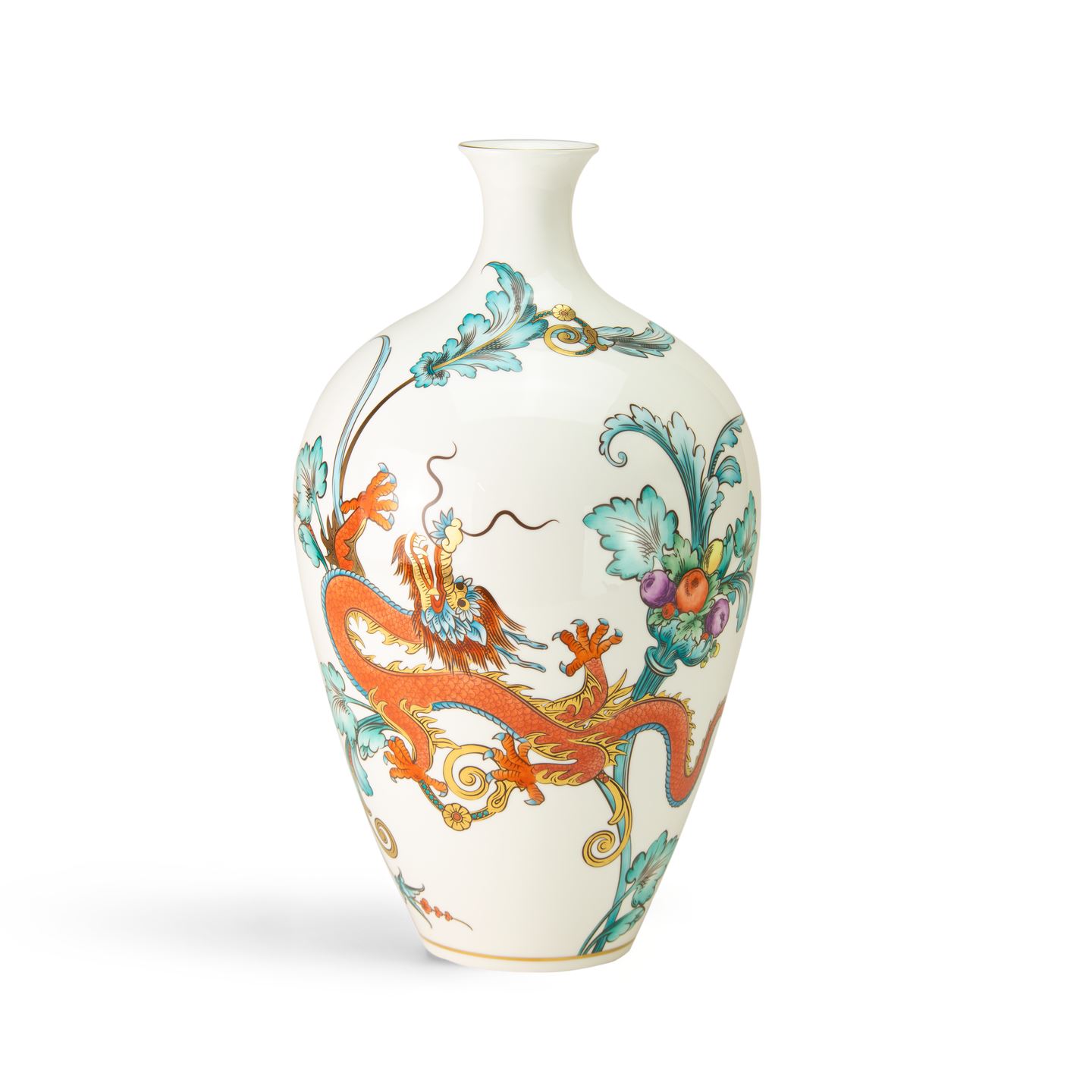 Wedgwood Florentine Turquoise Handpainted Vase 35cm image